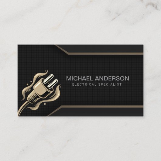Electrical Contractor Electrician Professional     Visitekaartje (Voorkant)