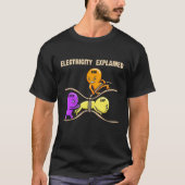 Electrical Diagram Electricity Explained Ohms Watt T-shirt (Voorkant)