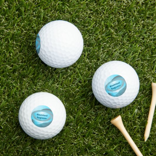 Electrical Engineer Blue Golfballen (Insitu Gras)