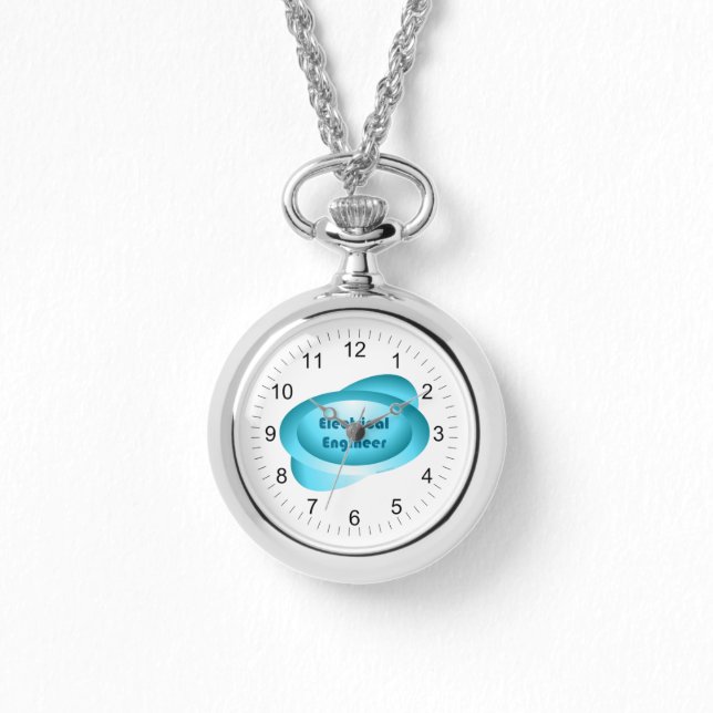 Electrical Engineer Blue Horloge (Voorkant)