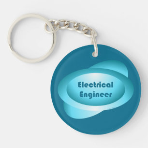 Electrical Engineer Blue Sleutelhanger