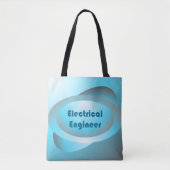 Electrical Engineer Blue Tote Bag (Voorkant)