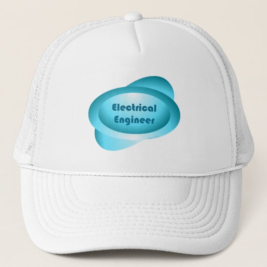 Electrical Engineer Blue Trucker Pet (Voorkant)