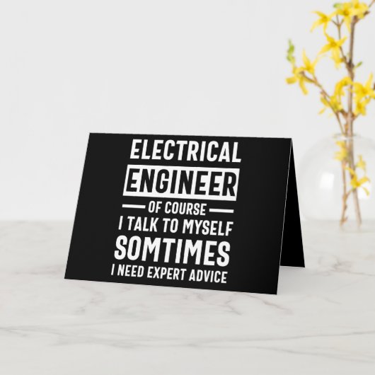 Electrical engineer kaart (Gele Bloem)