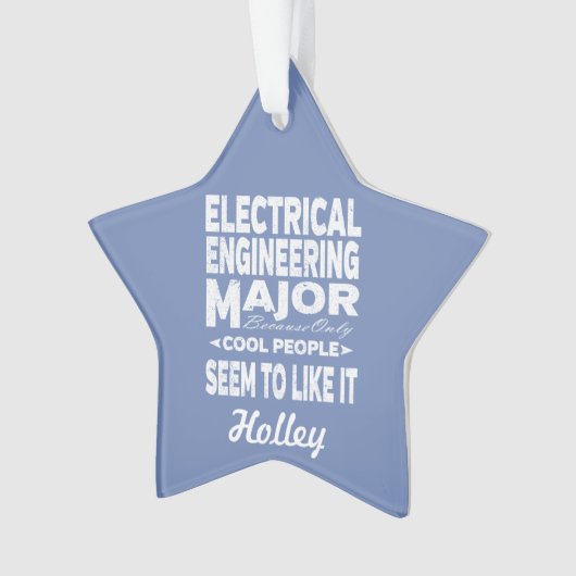 Electrical Engineering College Major Cool People Ornament (voorkant)