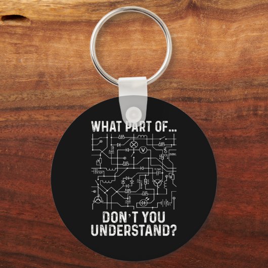 Electrical Engineering Electrical Engineer Men Sleutelhanger (Voorkant)