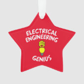 Electrical Engineering Genius Ornament (voorkant)