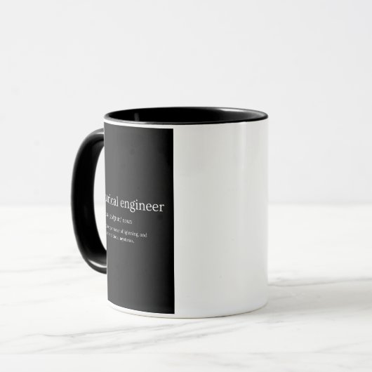 Electrical Engineer's Power Mug: Fueling Innovatio Mok (Voorkant links)