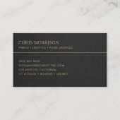 Electrical Installation Professional Visitekaartje (Achterkant)