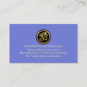 Electrical Lightning Charging Home Wiring Circuit Visitekaartje (Achterkant)