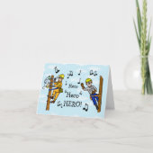 Electrical Lineman Unsung Hero Wenskaart Kaart (Voorkant)