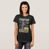 electrical lineman's wife lineman spouse  Quote T-shirt (Voorkant volledig)