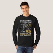 electrical lineman's wife lineman spouse  Quote T-shirt (Voorkant volledig)