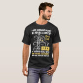 electrical lineman's wife lineman spouse Quote T-shirt (Voorkant volledig)