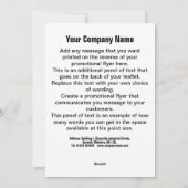 Electrical Services Cartoon Design Kaart (Achterkant)