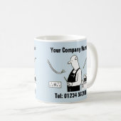 Electrical Services Cartoon Mok (Voorkant rechts)