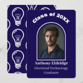 Electrical Technology Graduation Aankondiging (Voorkant / Achterkant)