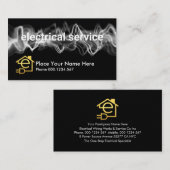Electrical Wave Lightning Charge Visitekaartje (Voorkant / Achterkant)
