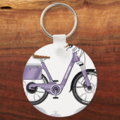 ElectricBicycleVectorGedetailleerd Sleutelhanger (Voorkant)