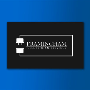 Electricia Logo van de Uitbreidingskabel zwart Visitekaartje