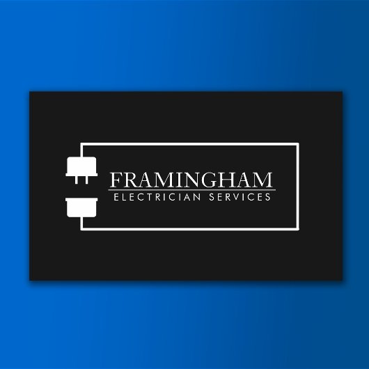 Electricia Logo van de Uitbreidingskabel zwart Visitekaartje