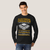 Electricial Engineer We The Willing Lineman Electr T-shirt (Voorkant volledig)
