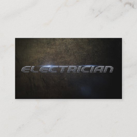 Electrician Business card Visitekaartje (Voorkant)