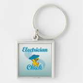 Electrician Chick #3 Sleutelhanger (Voorkant)