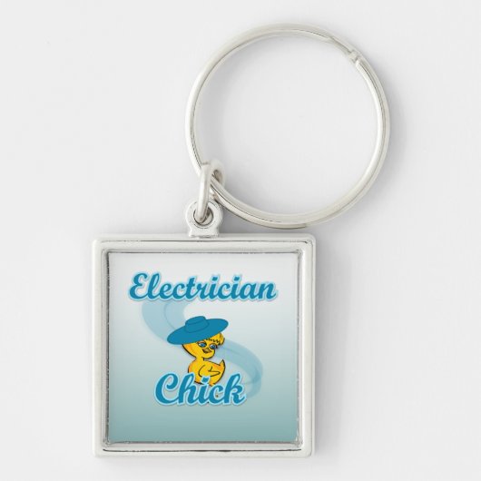 Electrician Chick #3 Sleutelhanger (Voorkant)
