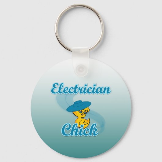 Electrician Chick #3 Sleutelhanger (Voorkant)