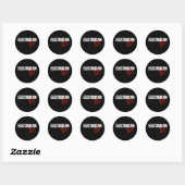ELECTRICIAN DARK RONDE STICKER (Vel)