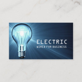 Electrician, Electric, Construction Business Card Visitekaartje
