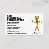 Electrician | Electrical Contractor Visitekaartje (Voorkant)