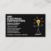 Electrician | Electrical Contractor Visitekaartje (Voorkant)