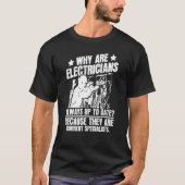 Electrician Electrical Engineer Construction Elec T-shirt (Voorkant)