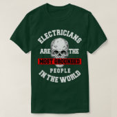 Electrician Electrical Repairman Electronics Techn T-shirt (Design voorkant)