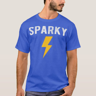 Electrician Gift Funny Sparky Nickname Lightning B T-shirt