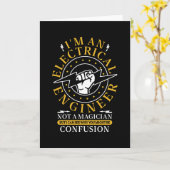 Electrician Gift Kaart (Gele Bloem)