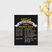 Electrician Hourly Rate For Handyman Humor Labor R Kaart (Gele Bloem)
