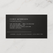 Electrician Industrial Metallic Contractor Visitekaartje (Achterkant)