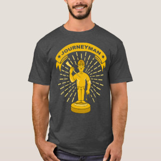 Electrician Journeyman exam gift Golden Trophy T-shirt