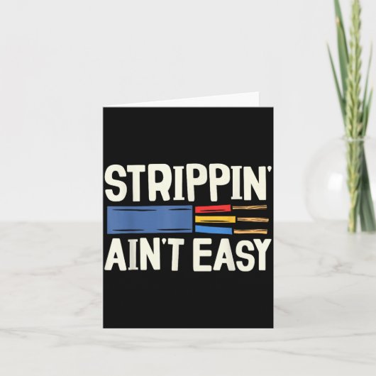 Electrician N Ain't Easy Dad Grandpa Papa Fathers  Kaart (Voorkant)