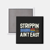 Electrician N Ain't Easy Dad Grandpa Papa Fathers  Magneet (Voorkant / Achterkant)