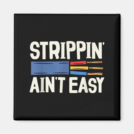 Electrician N Ain't Easy Dad Grandpa Papa Fathers  Magneet (Voorkant)