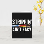 Electrician N Ain't Easy Funny Dad Fathers Day Kaart (Gele Bloem)