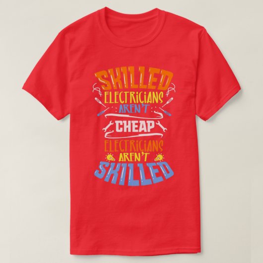 ELECTRICIAN Skill Electricians T-shirt (Design voorkant)