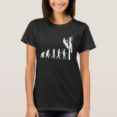 Electrician Worker Evolution Electricity  & Worker T-shirt (Voorkant)