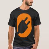 Electricians craft socket idea for Father's Day T-shirt (Voorkant)