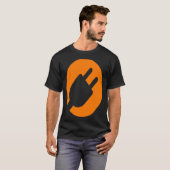 Electricians craft socket idea for Father's Day T-shirt (Voorkant volledig)