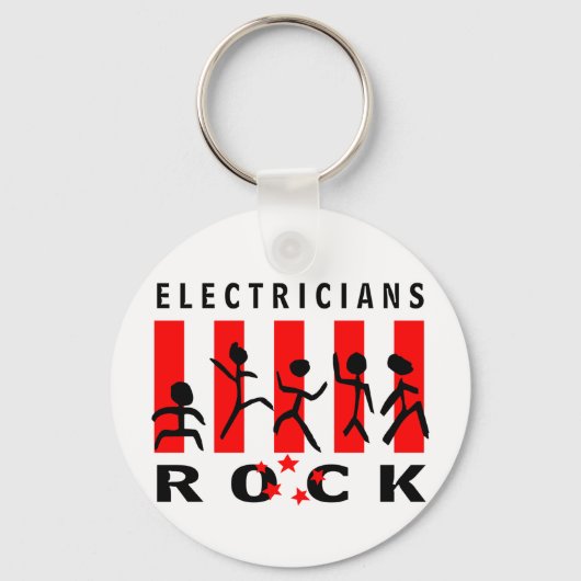 Electricians Rock Sleutelhanger (Voorkant)